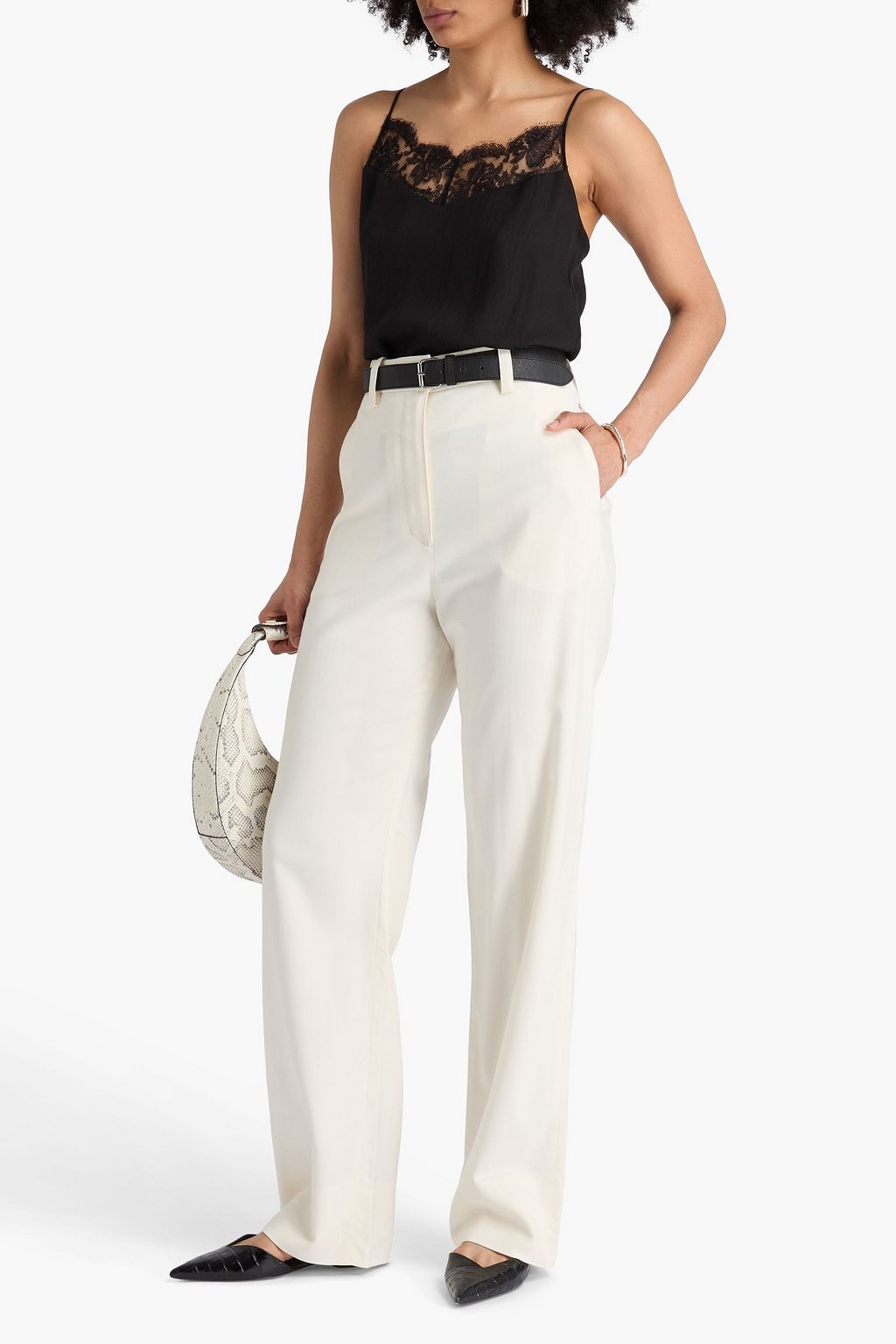 PROENZA SCHOULER Otis Hose mit geradem Bein aus Twill