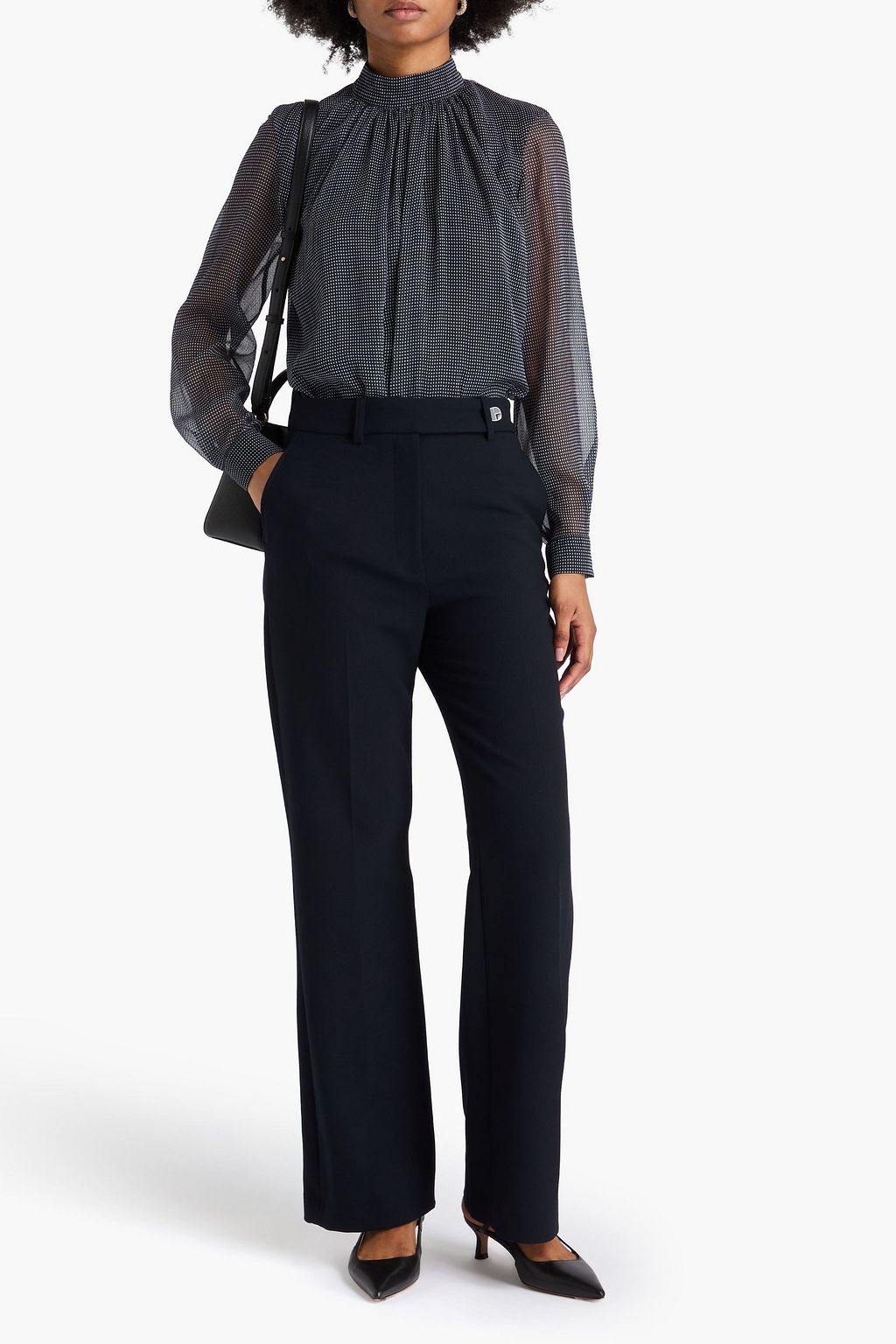 CLAUDIE PIERLOT Crepe flared pants