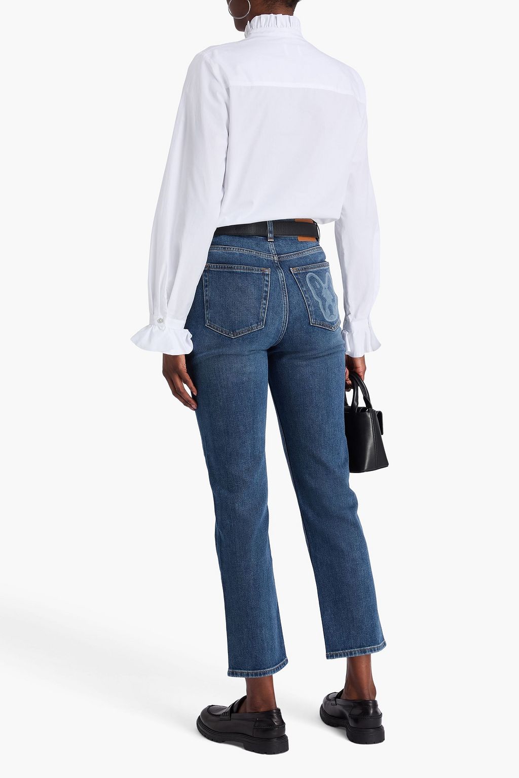 CLAUDIE PIERLOT Cayana cotton-poplin shirt