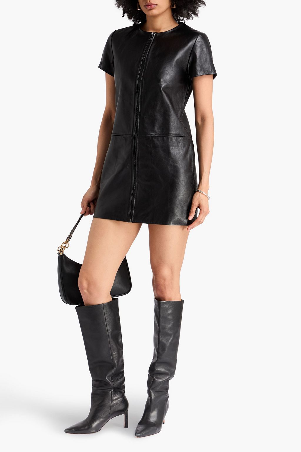 CLAUDIE PIERLOT Leather mini dress