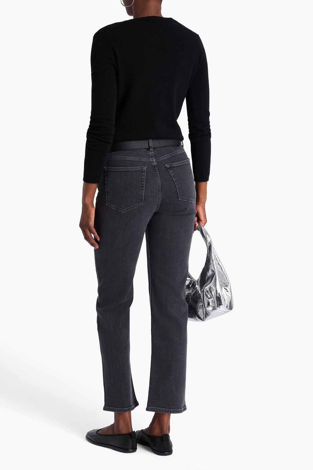 CLAUDIE PIERLOT كارديغان من الصوف مزين برقعة زخرفية