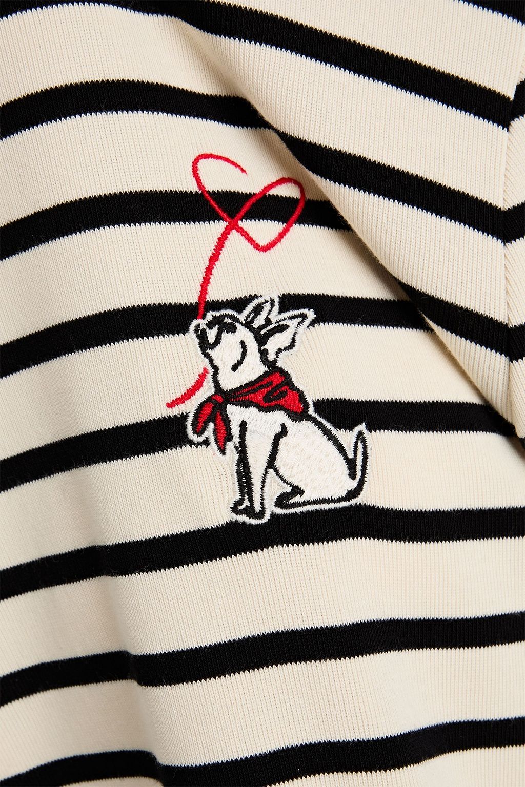 CLAUDIE PIERLOT コットンジャージー トップス ストライプ