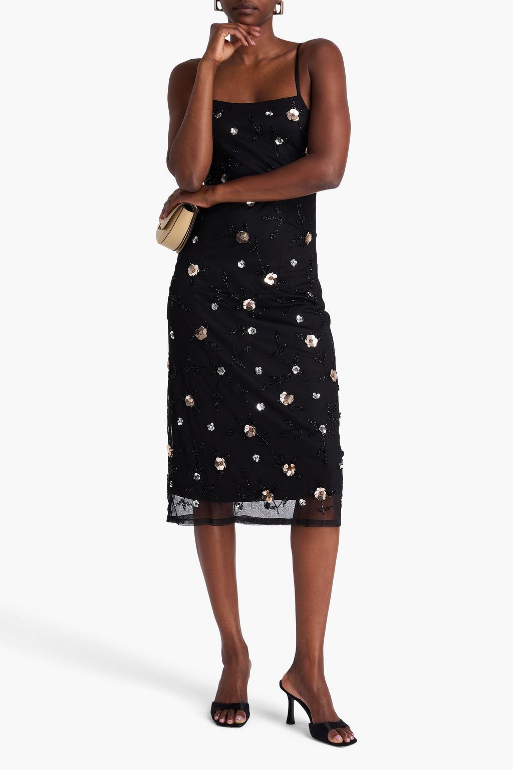 CLAUDIE PIERLOT Verziertes Minikleid aus Tüll