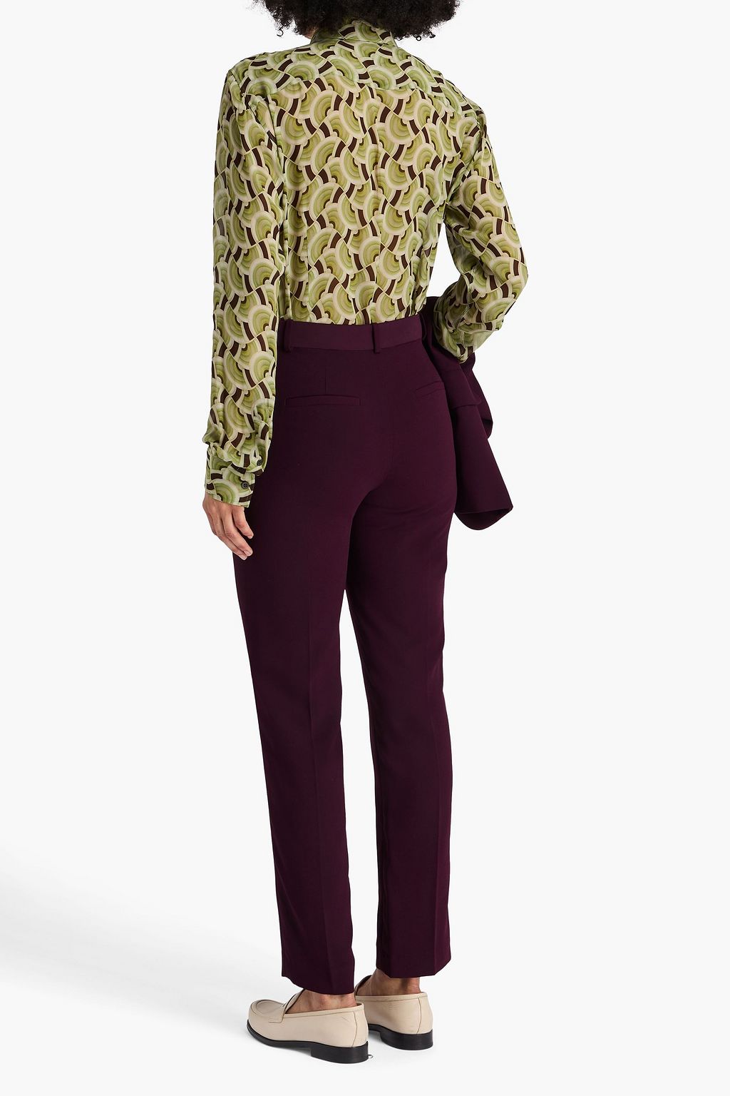 CLAUDIE PIERLOT Crepe tapered pants
