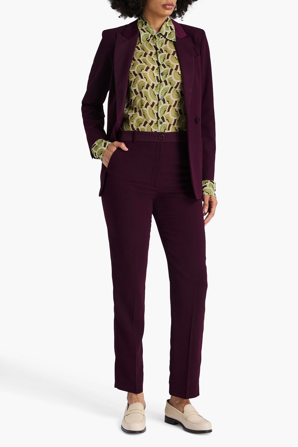 CLAUDIE PIERLOT Crepe tapered pants