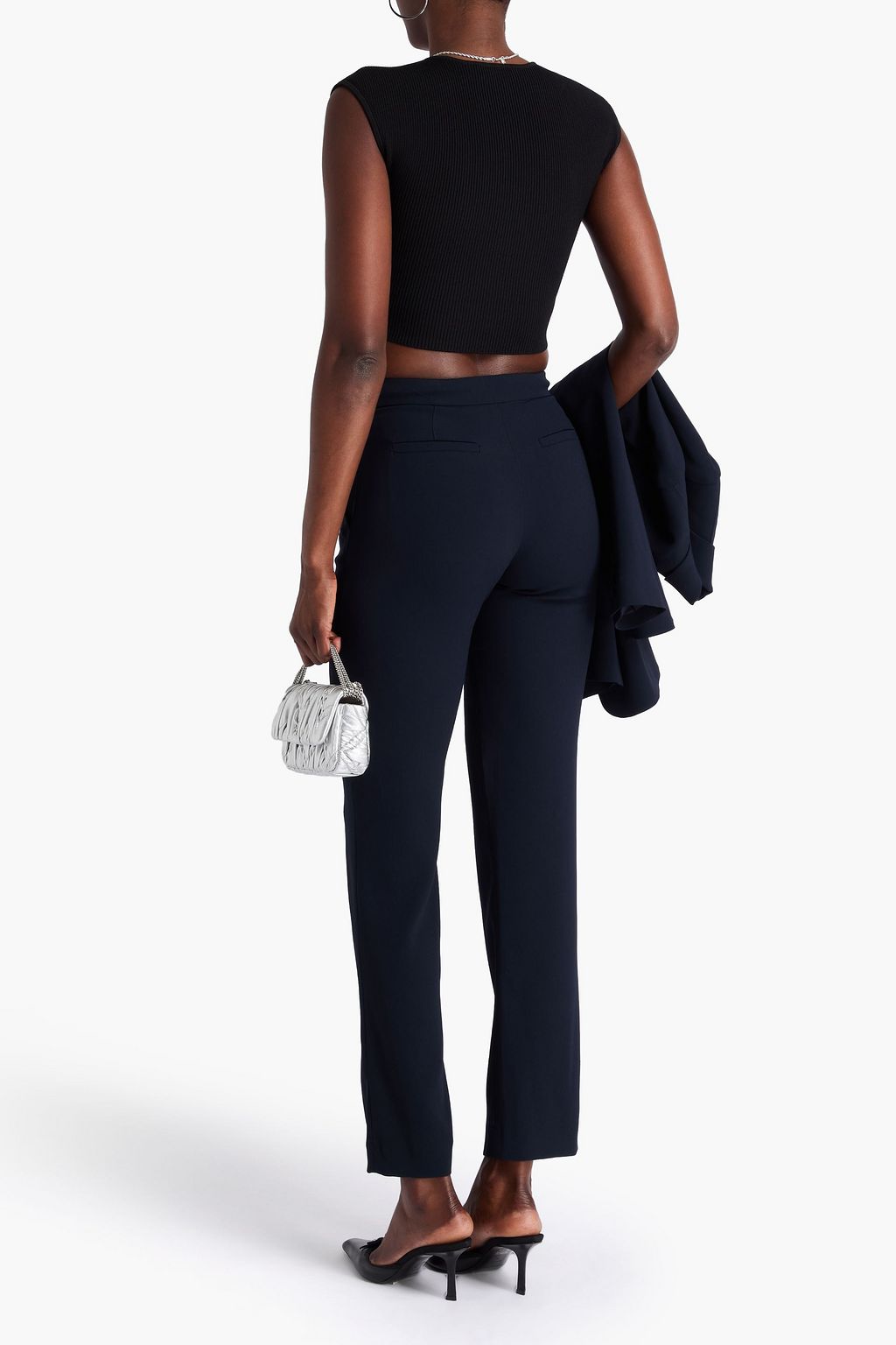 CLAUDIE PIERLOT クレープ テーパードパンツ