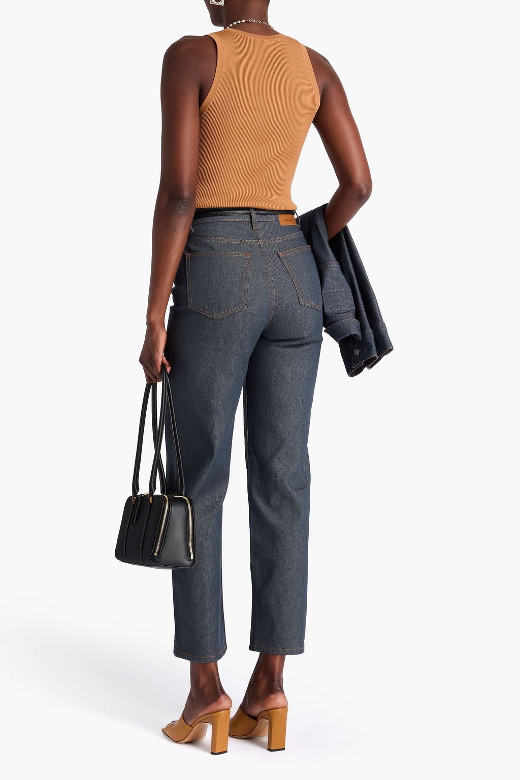 CLAUDIE PIERLOT Hoch sitzende Jeans „Claude“ mit geradem Bein