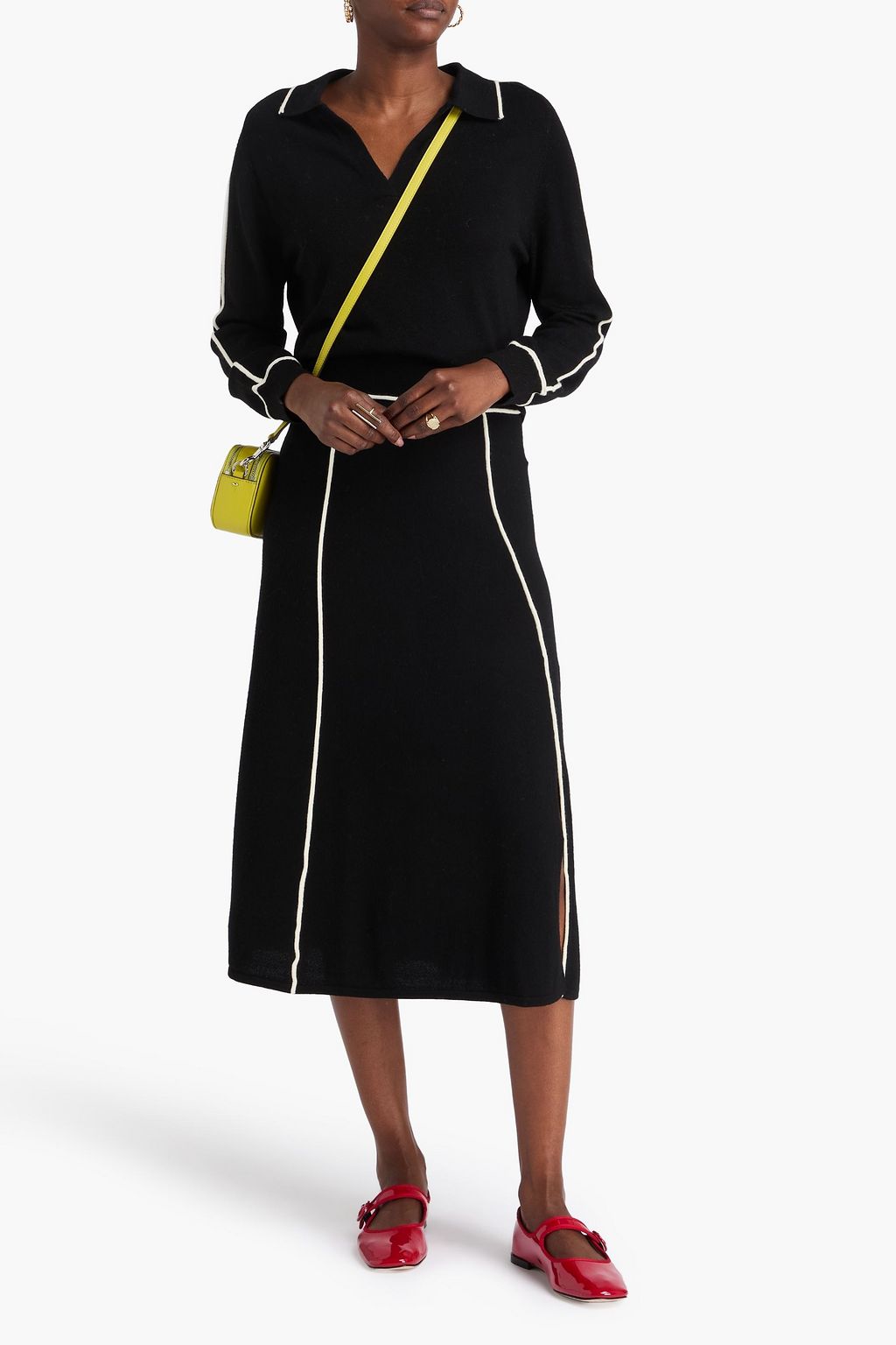 CHINTI & PARKER Jeanne merino wool polo sweater