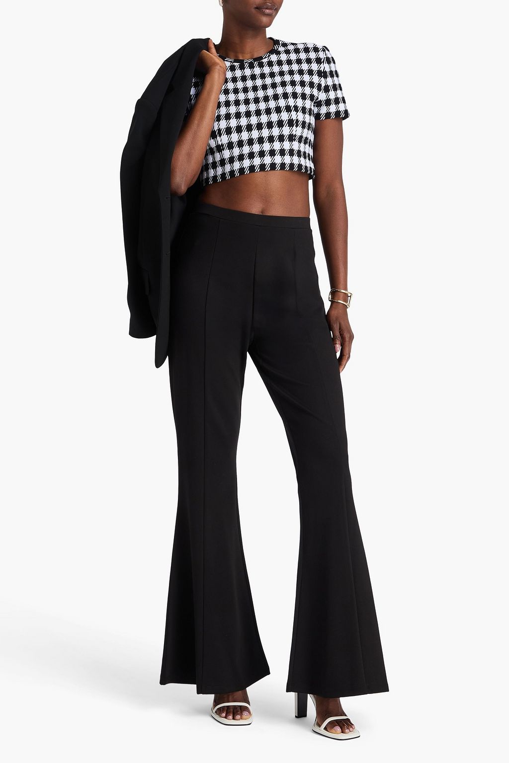 DIANE VON FURSTENBERG Carpera twill flared pants