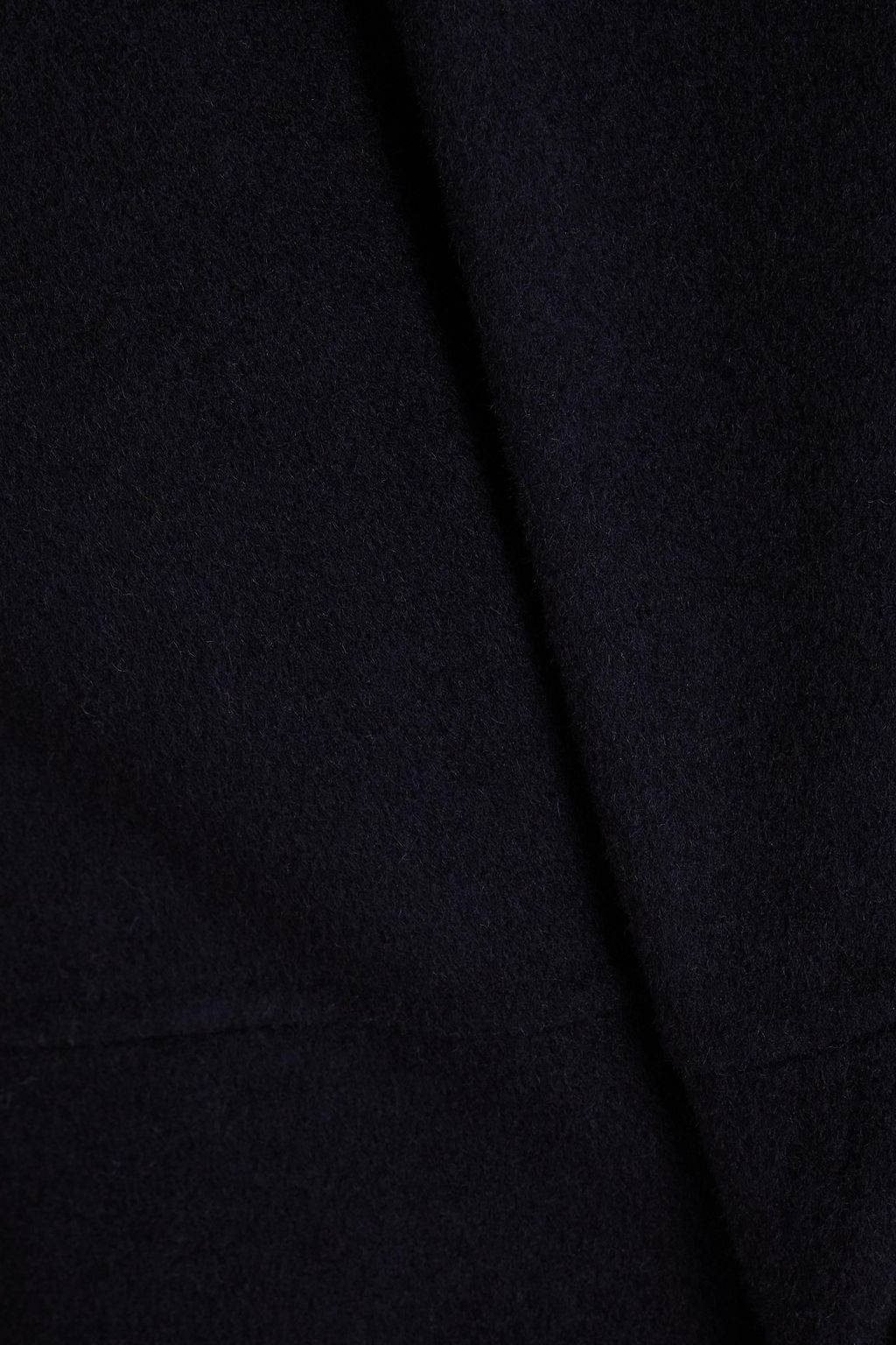 CLAUDIE PIERLOT リブ編み ウール混フェルト ワンピース