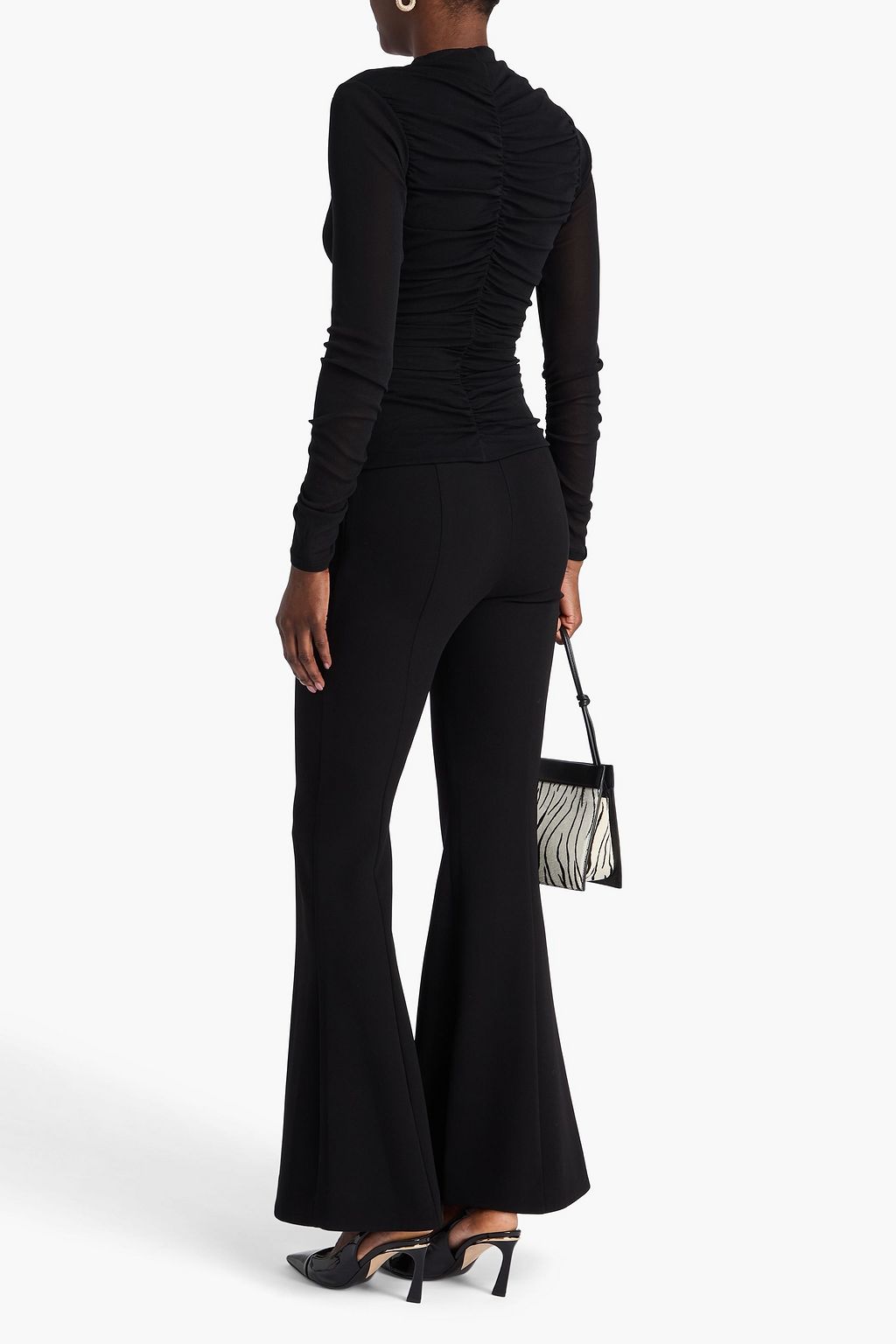 DIANE VON FURSTENBERG Barcelona crepe flared pants