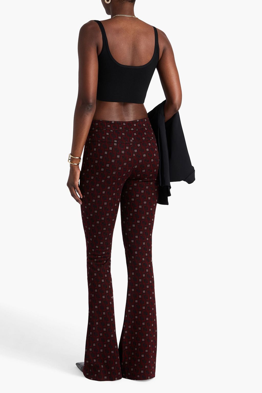 DIANE VON FURSTENBERG Schlaghose „Greg“ aus Jacquard