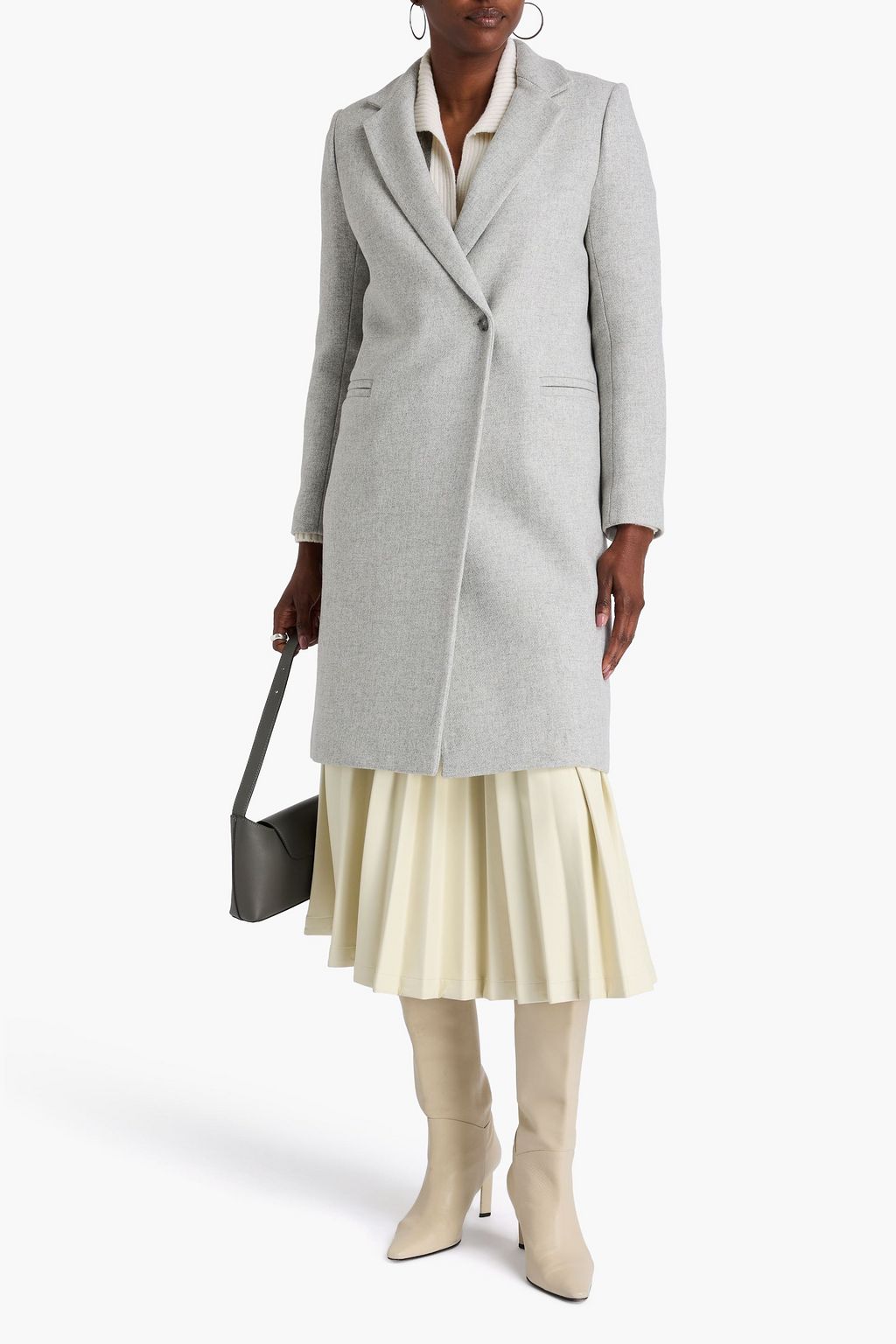 CLAUDIE PIERLOT Goodbis wool-blend tweed coat