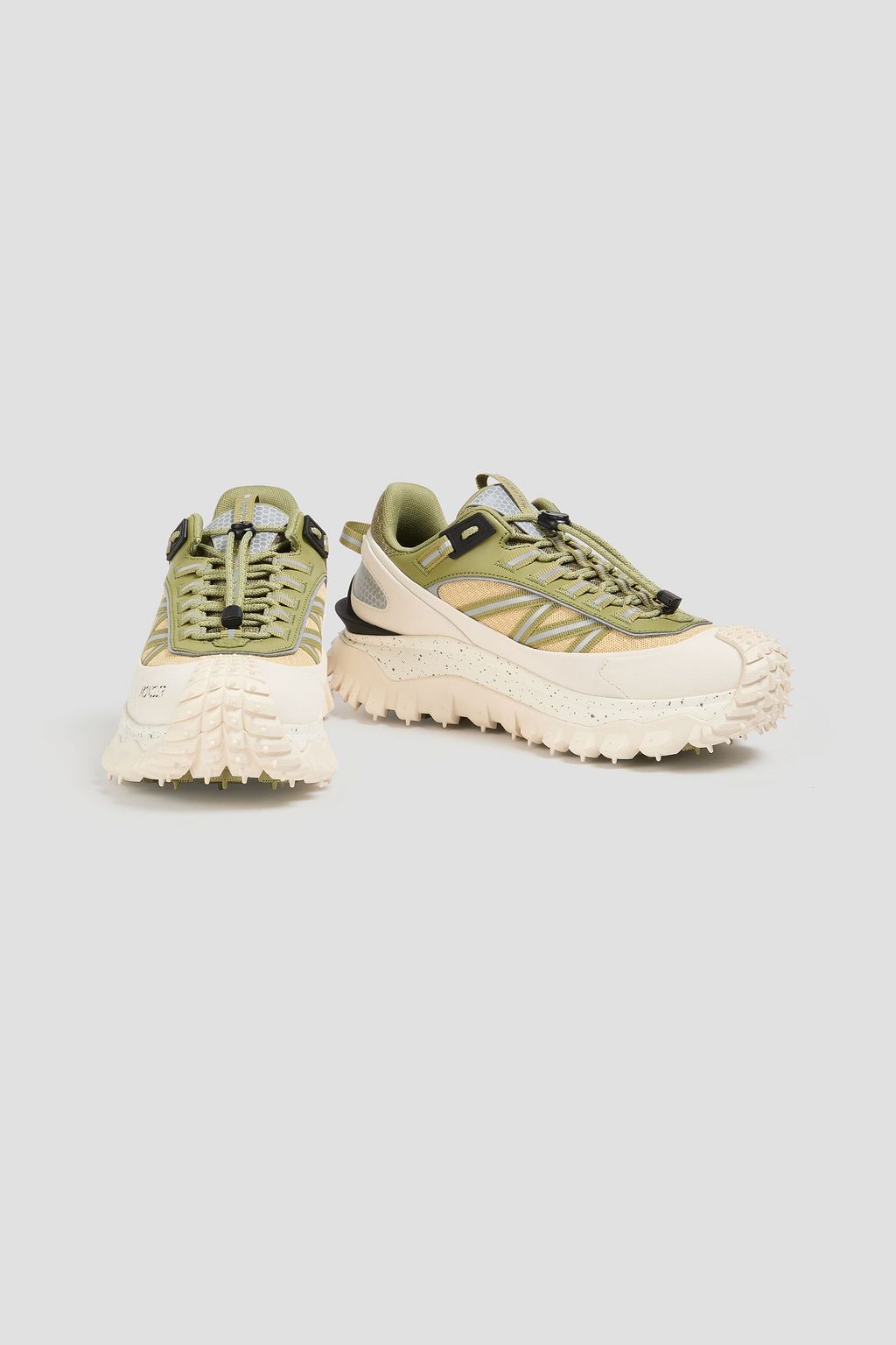 MONCLER GRENOBLE Trailgrip ripstop and mesh sneakers