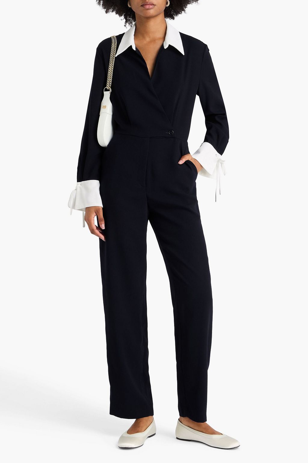 CLAUDIE PIERLOT 크레이프 점프수트