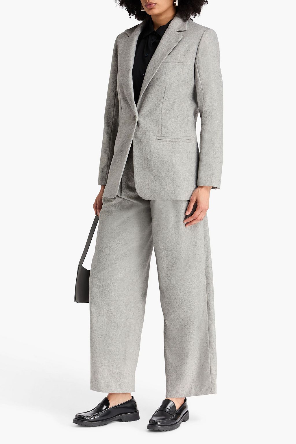 CLAUDIE PIERLOT Wool-blend felt blazer