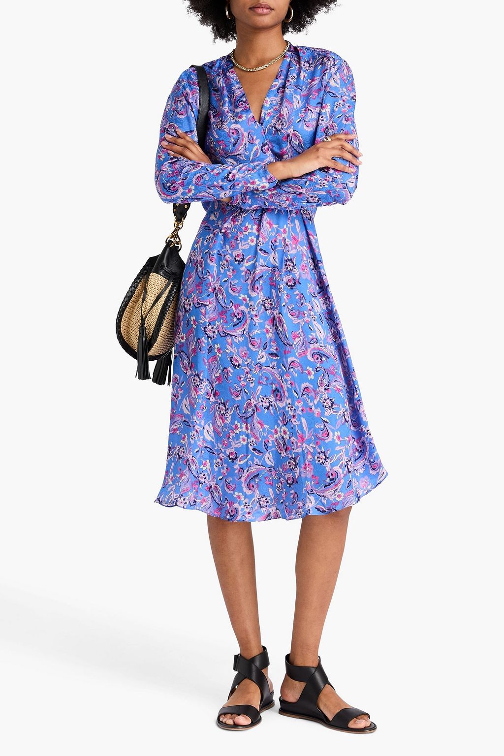 ISABEL MARANT Midikleid „Patel“ aus Jacquard mit floralem Print