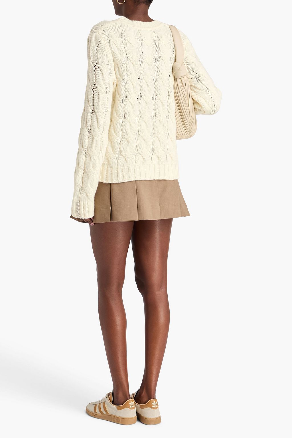 CHINTI & PARKER Gertie cable-knit wool and cashmere-blend sweater
