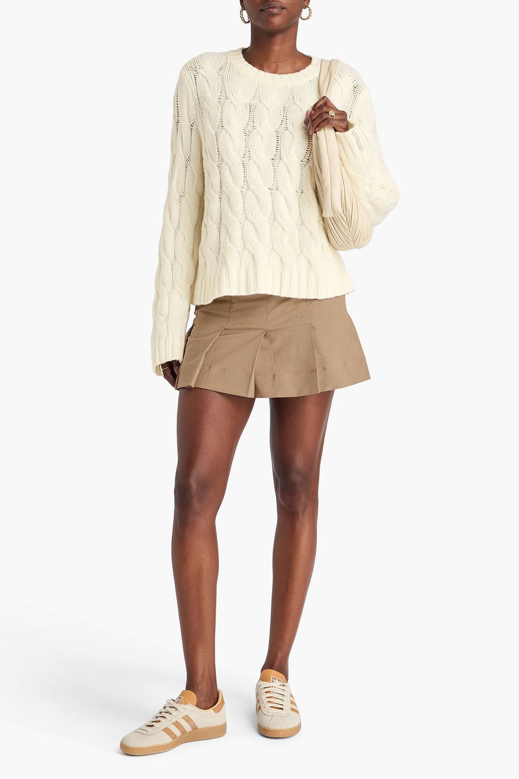 CHINTI & PARKER Gertie cable-knit wool and cashmere-blend sweater