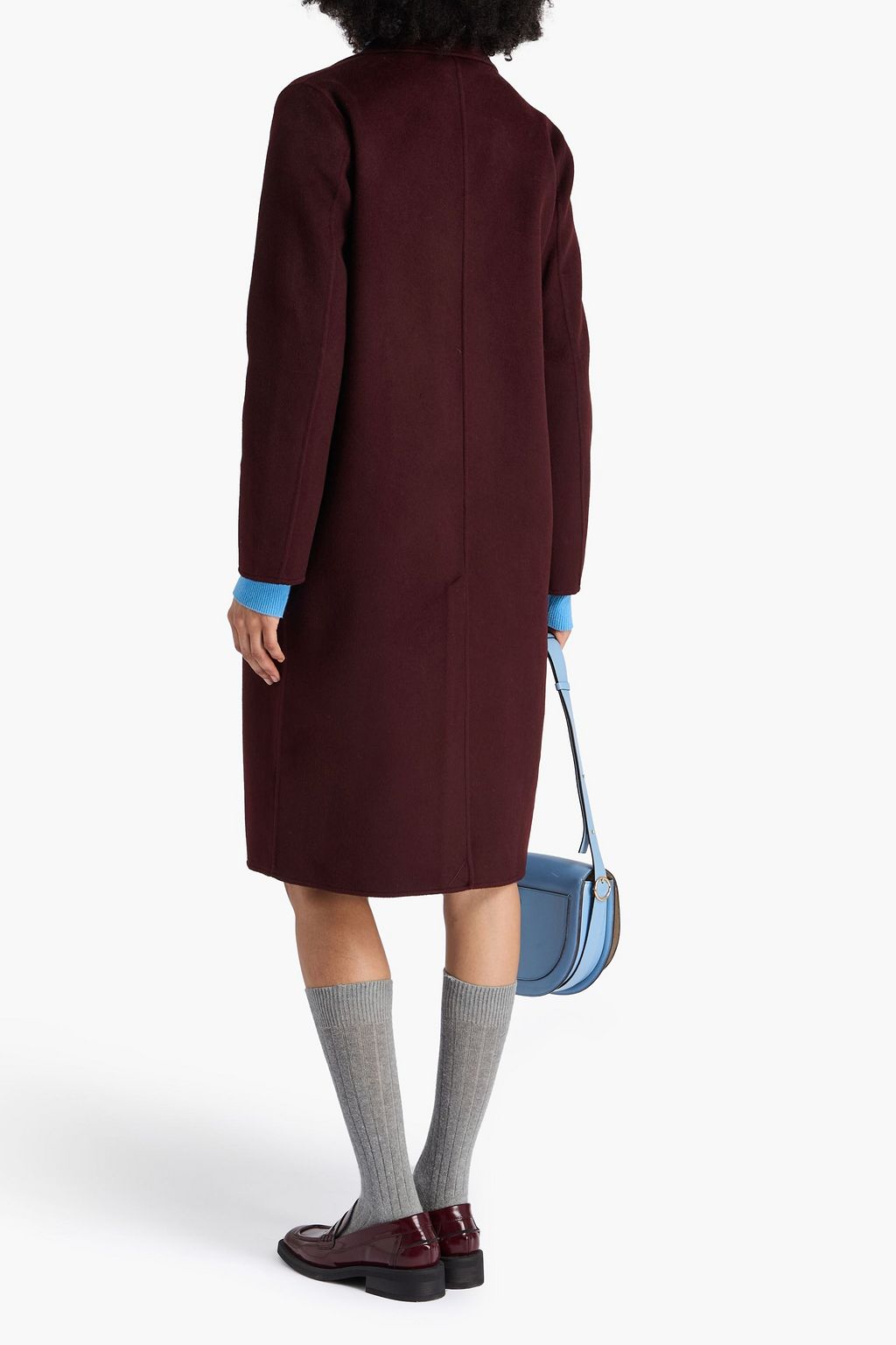 CLAUDIE PIERLOT 울 혼방 펠트 코트