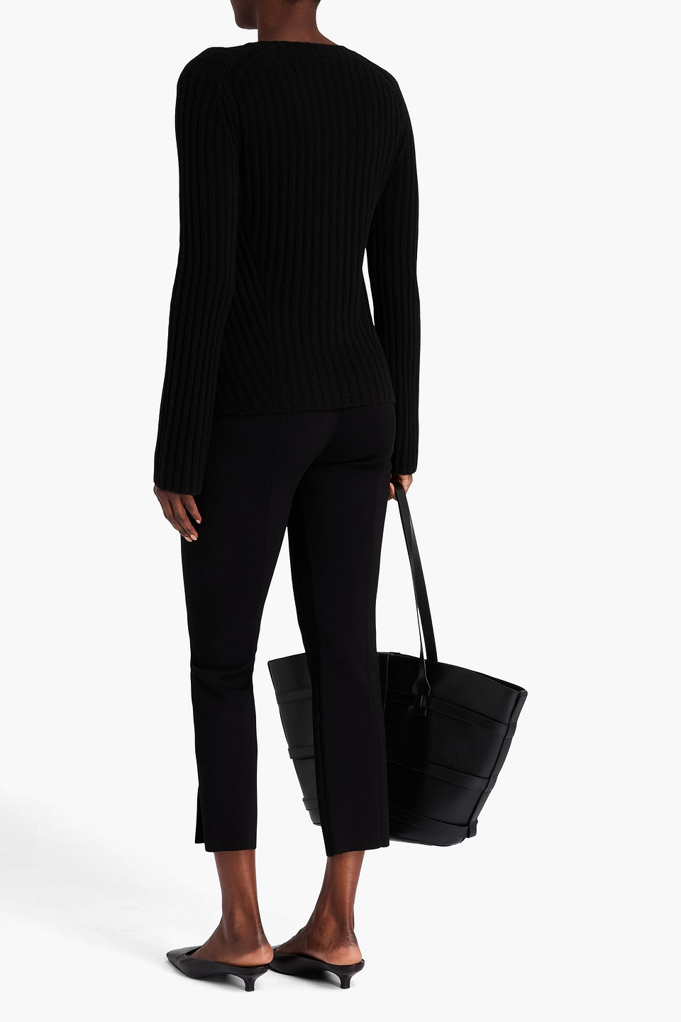  Chinti & Parker - Gerippter Kaschmirpullover - Schwarz - Xl 