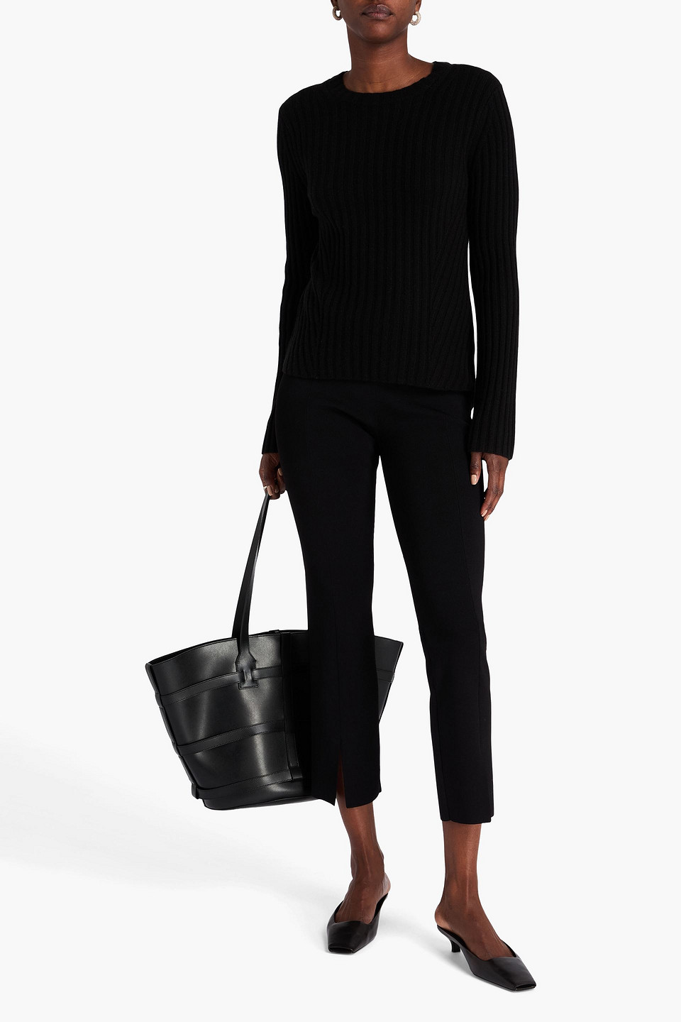  Chinti & Parker - Gerippter Kaschmirpullover - Schwarz - Xl 