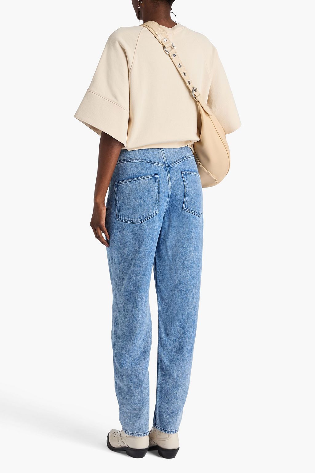 MARANT ÉTOILE Ticosy high-rise tapered jeans