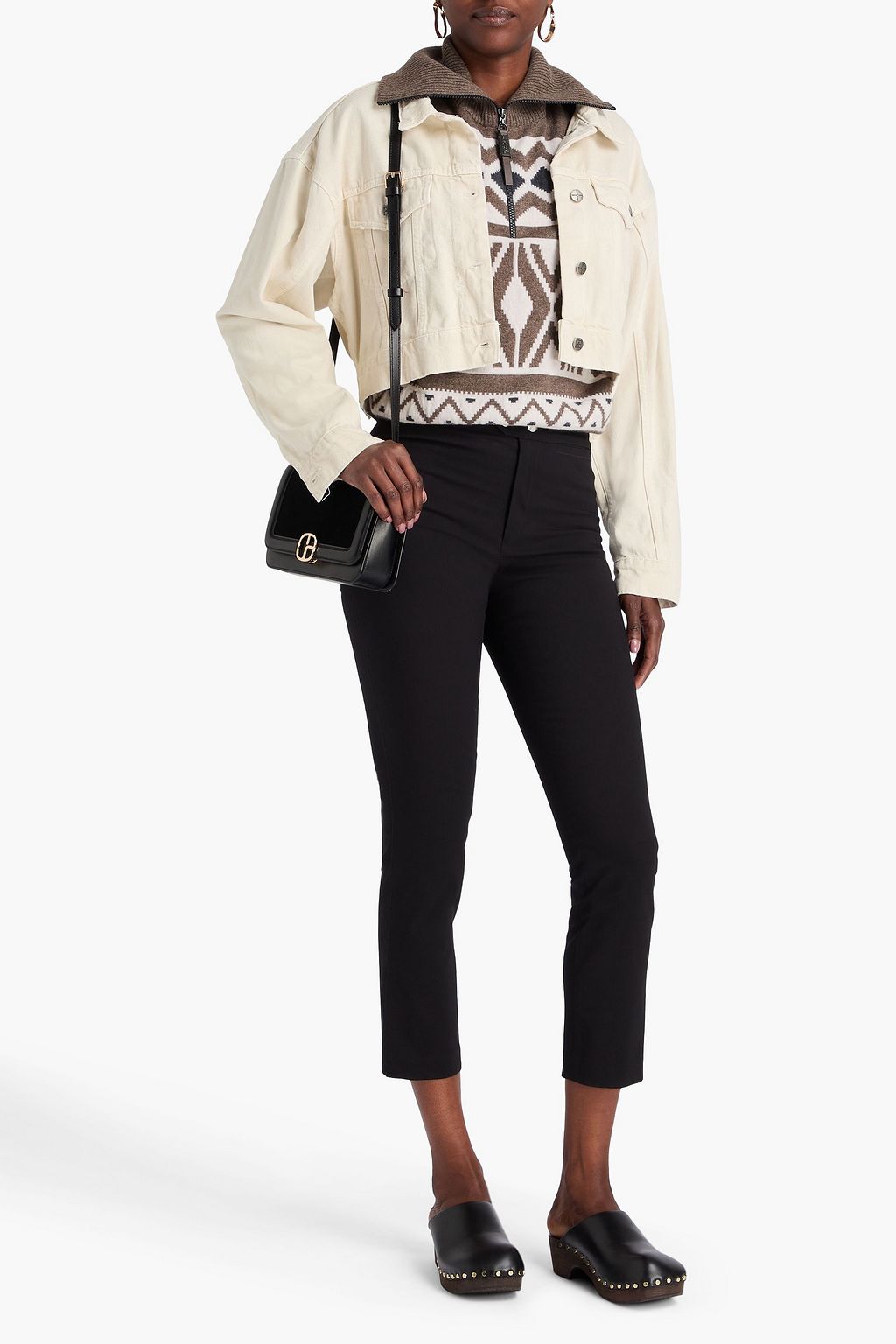 ISABEL MARANT Karottenhose „Nila“ aus Stretch-Crêpe aus einer Baumwollmischung