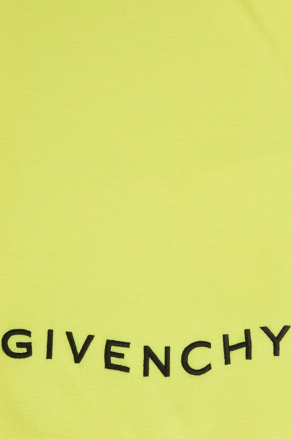 GIVENCHY Embroidered wool scarf