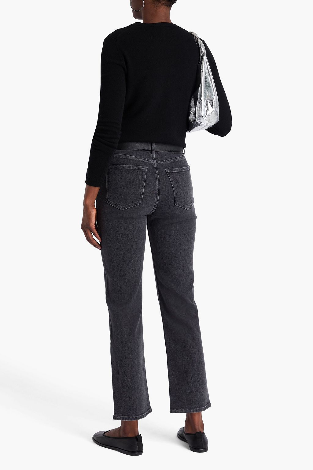 CLAUDIE PIERLOT High-rise slim-leg jeans
