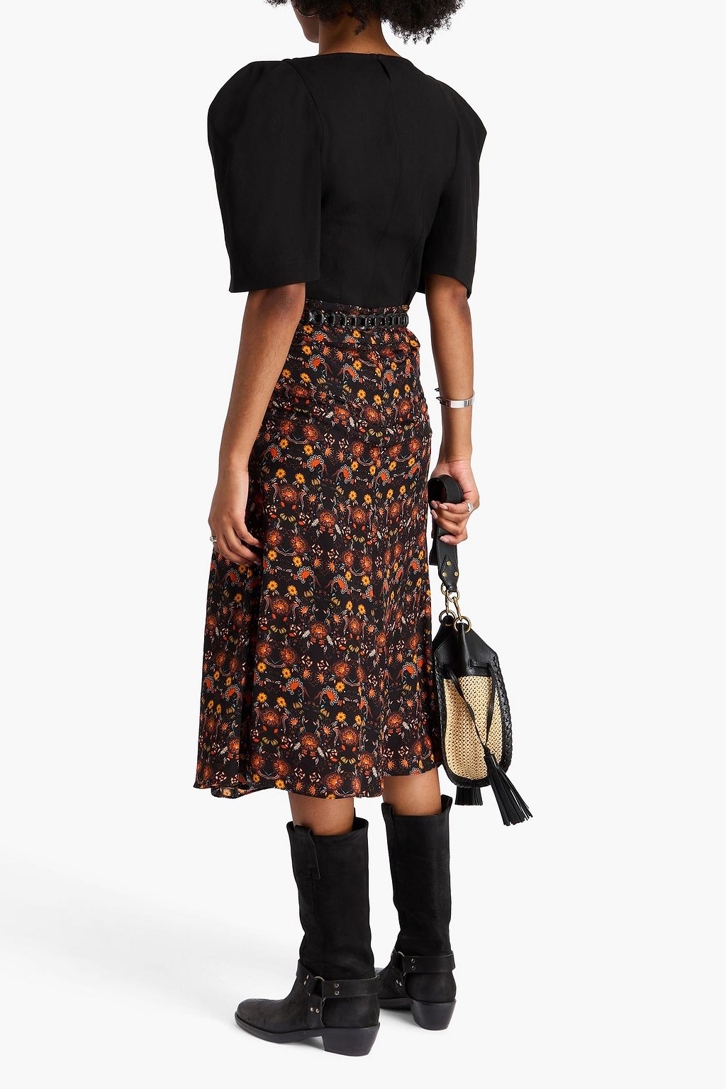 ISABEL MARANT Fergyo hemp-blend crepe top