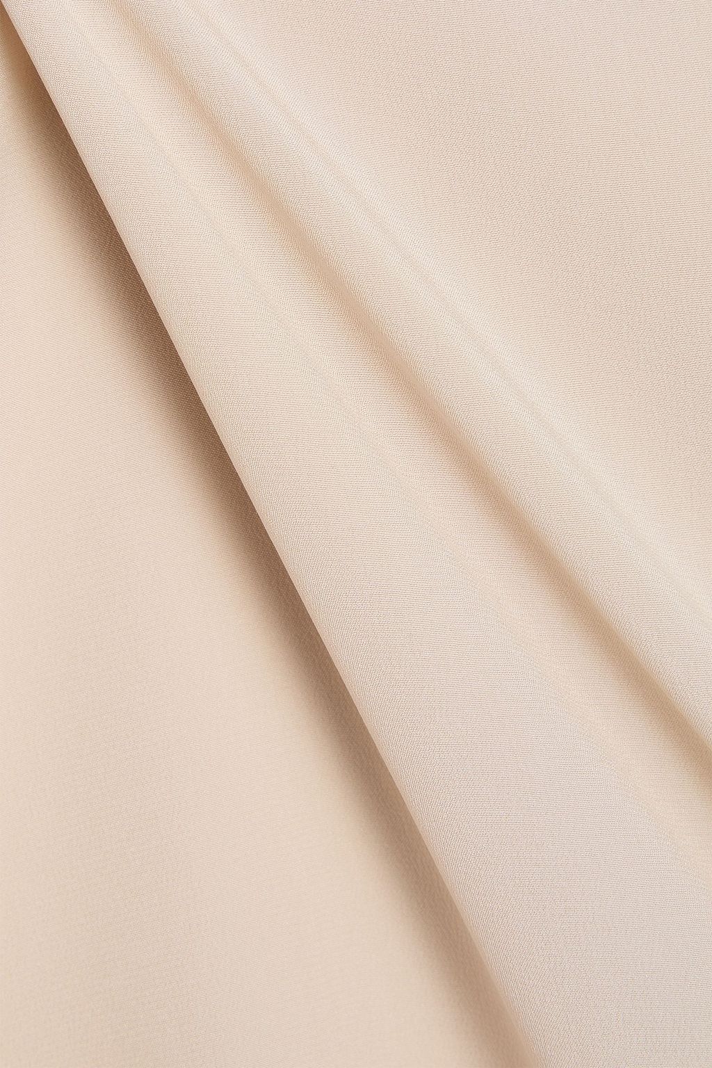 BRUNELLO CUCINELLI Bead-embellished silk crepe de chine blouse