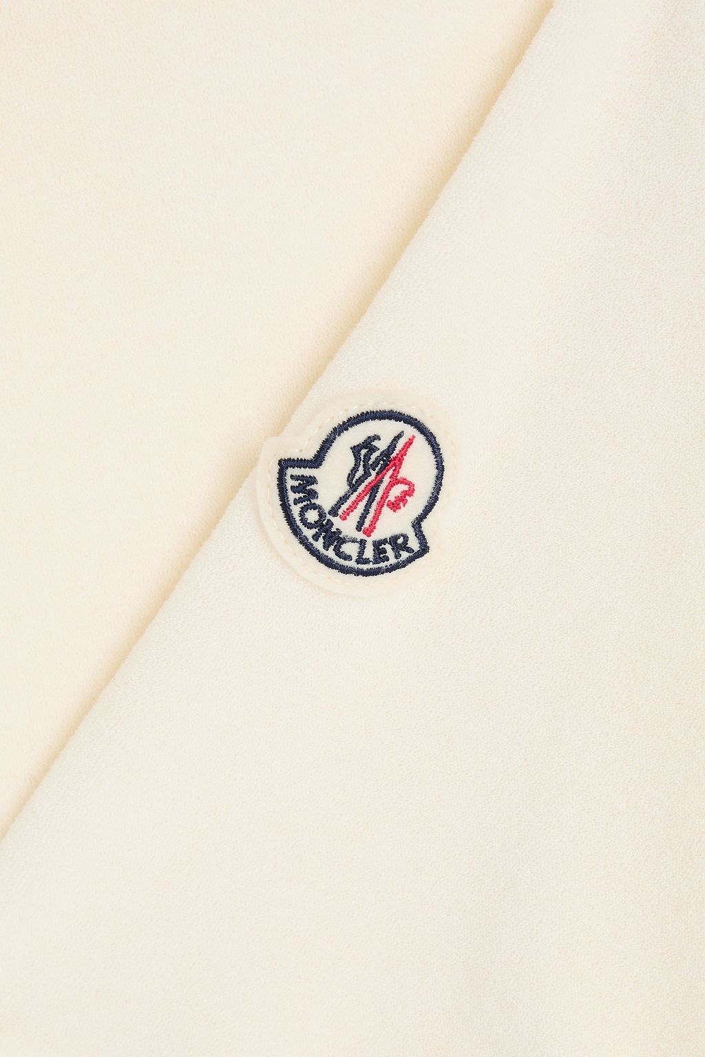 MONCLER コットン混テリー ポロシャツ