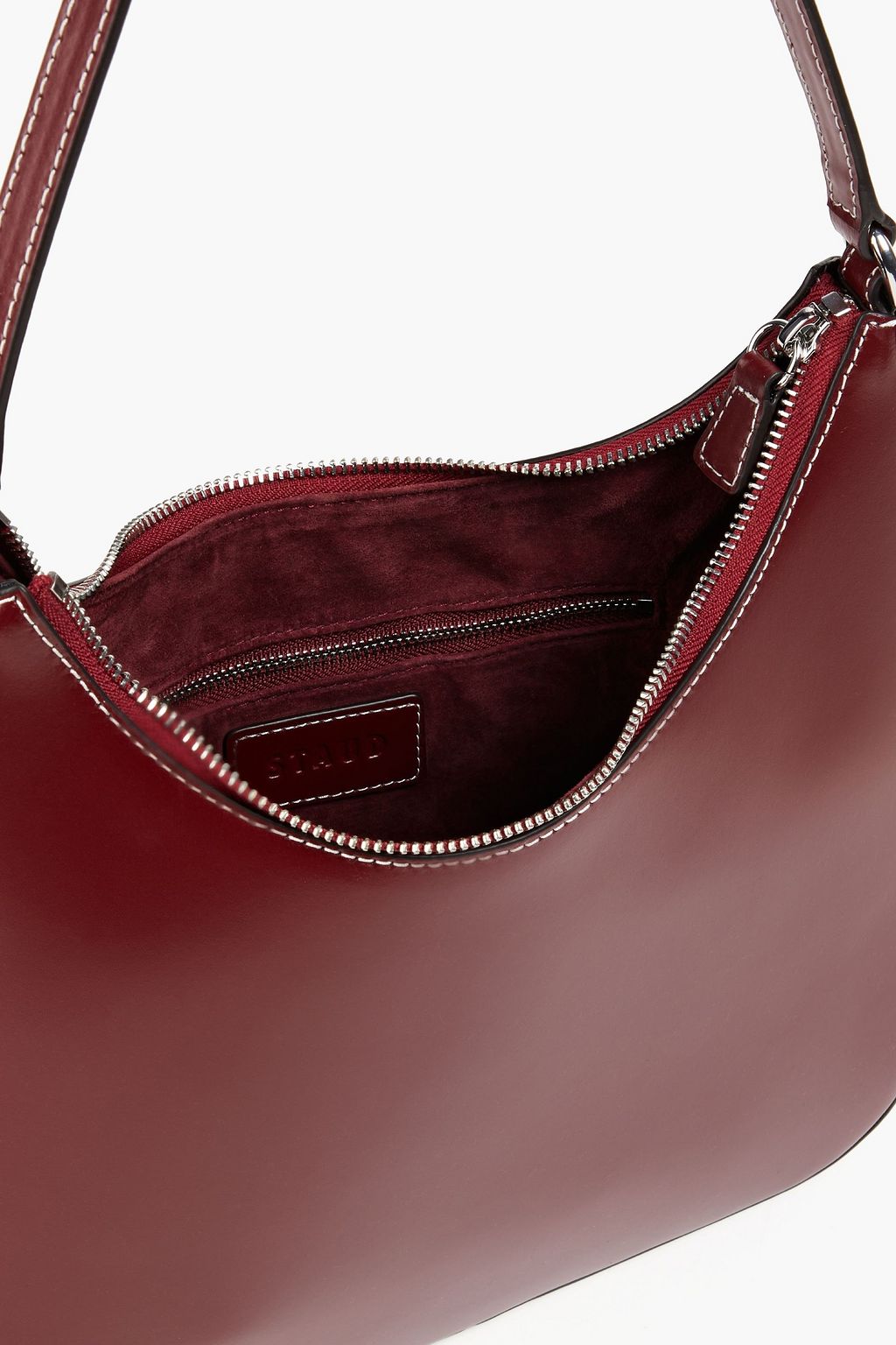 STAUD حقيبة كتف "أليس" من الجلد