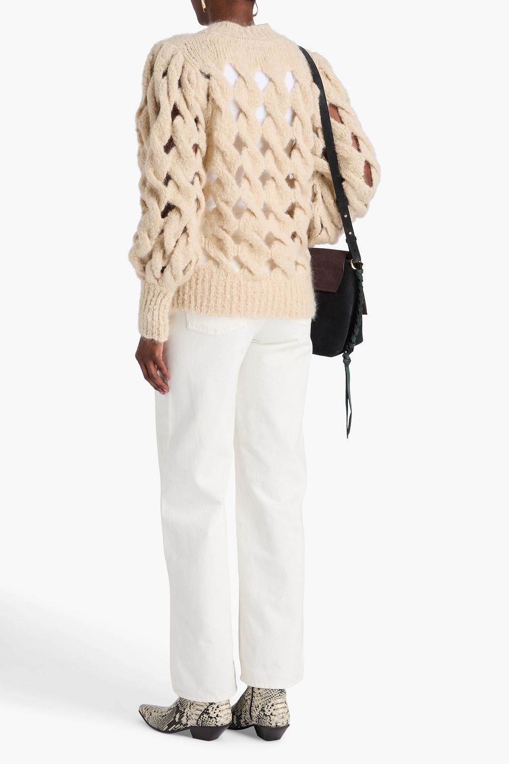 ISABEL MARANT Pullover „Eggie“ aus einer Mohairmischung in Lochstrick