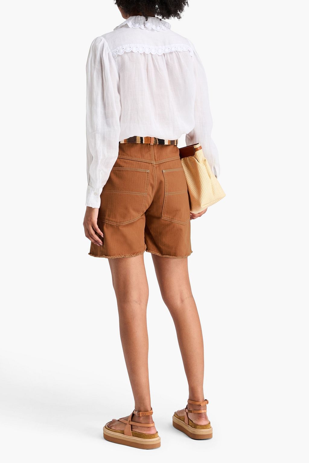 ISABEL MARANT デニム ショートパンツ ほつれ加工