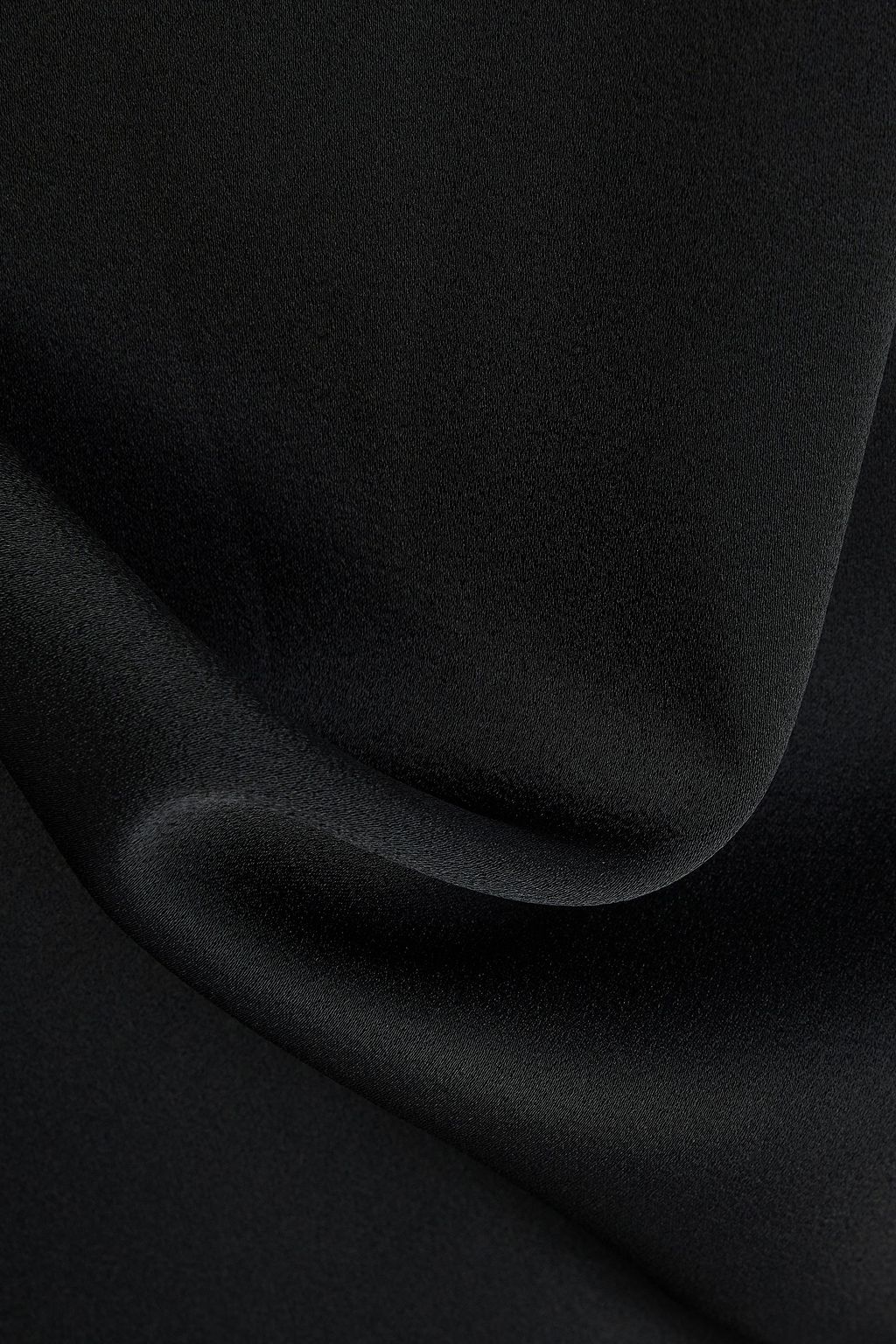 SAINT LAURENT サテンクレープ ロングドレス カットアウト