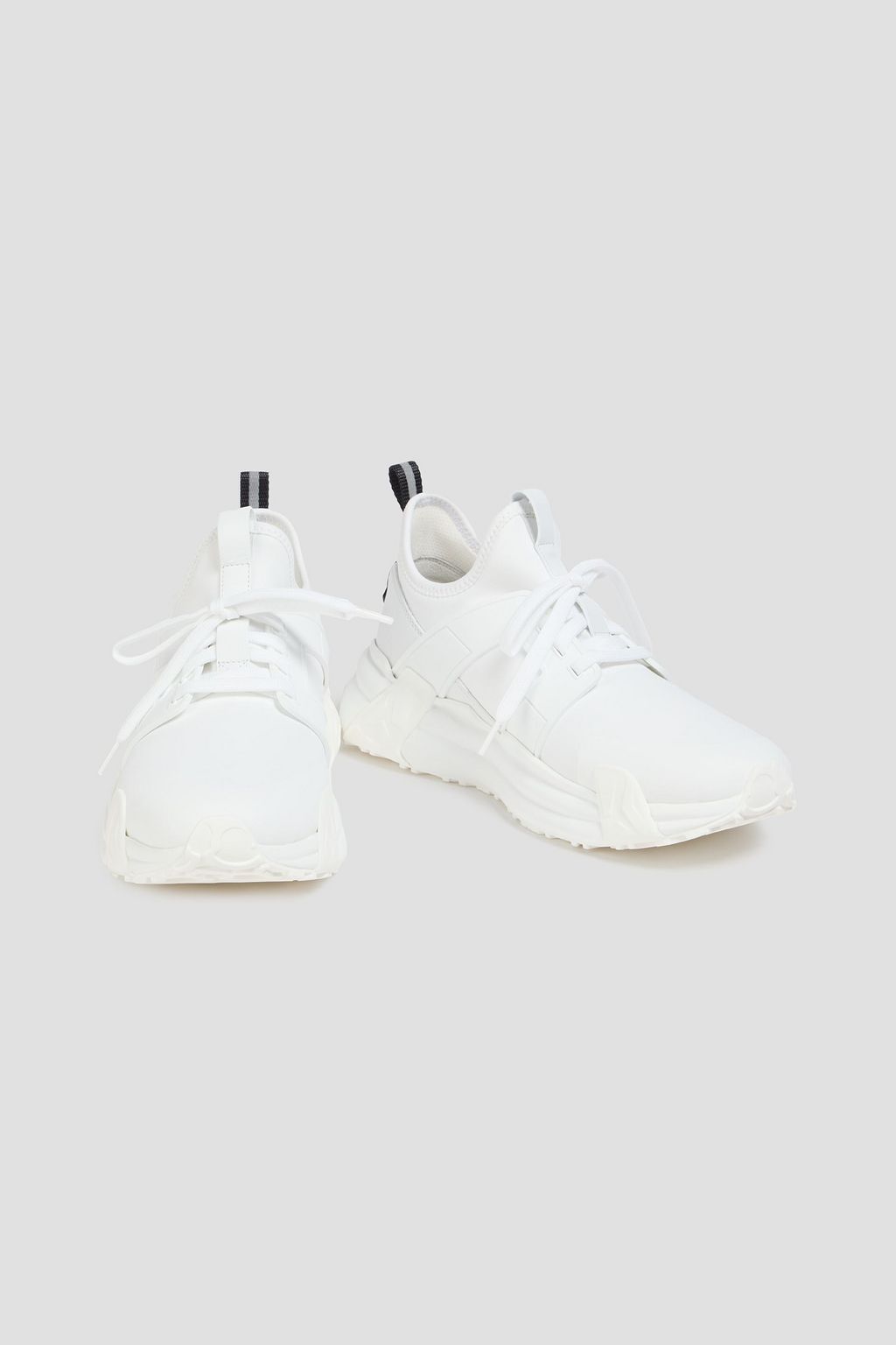 MONCLER Lunarove neoprene and leather sneakers