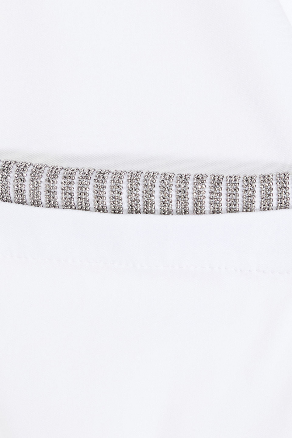 BRUNELLO CUCINELLI HEMD AUS POPELINE AUS EINER BAUMWOLLMISCHUNG MIT ZIERPERLEN