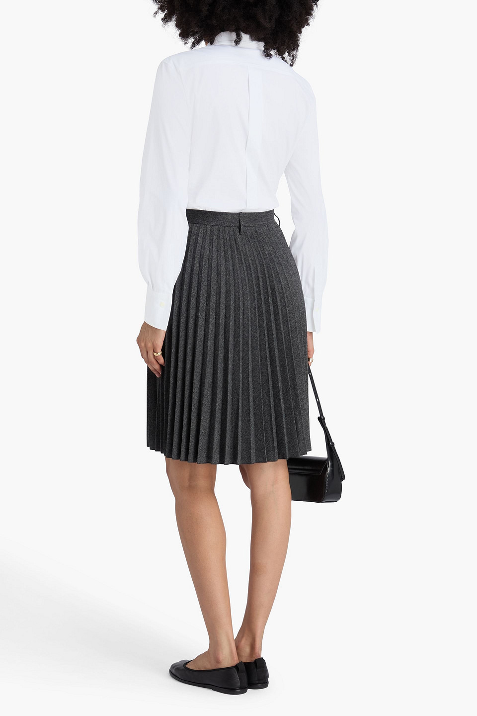 BRUNELLO CUCINELLI HEMD AUS POPELINE AUS EINER BAUMWOLLMISCHUNG MIT ZIERPERLEN