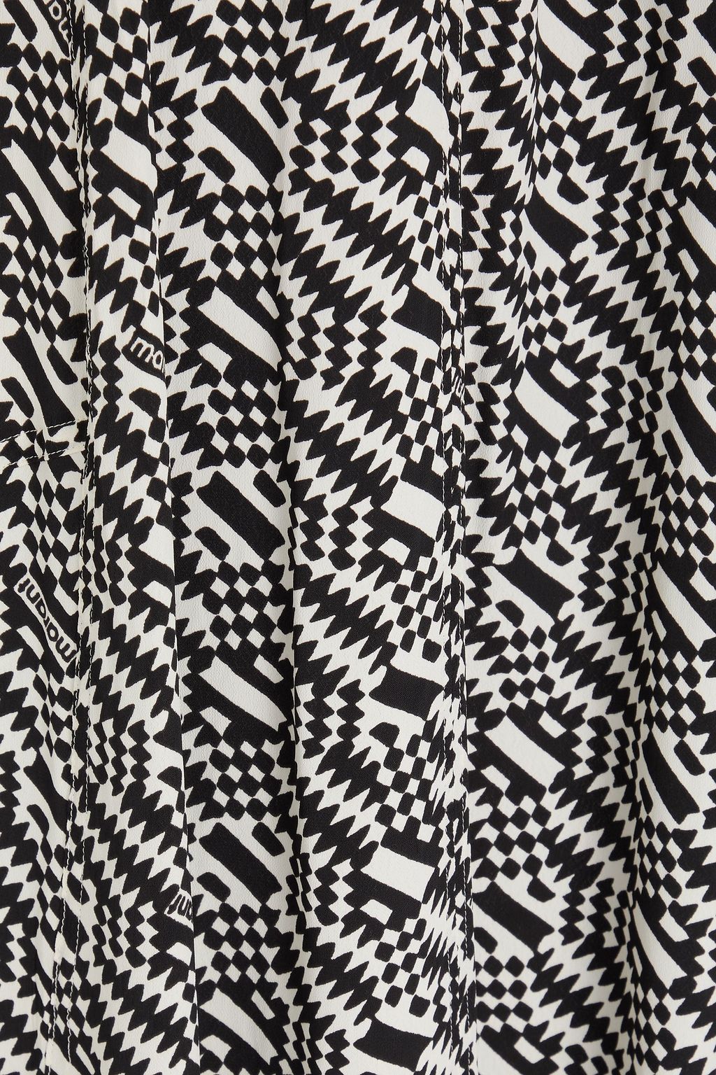 MARANT ÉTOILE クレープデシン マキシスカート プリント入り