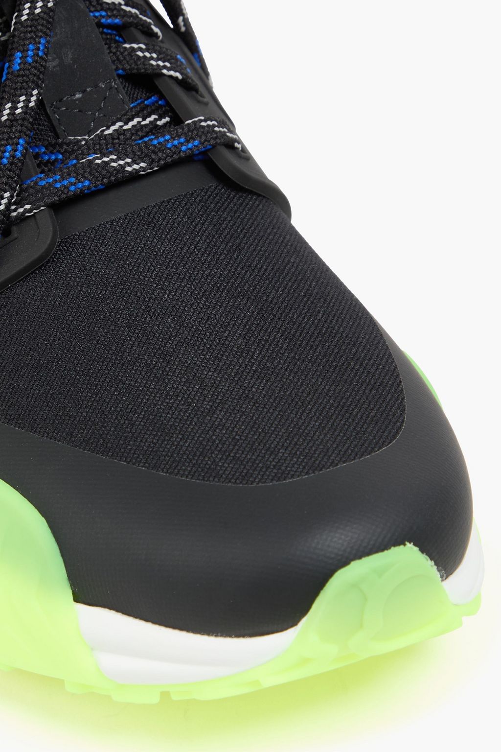 MONCLER Lunarove neoprene and leather sneakers