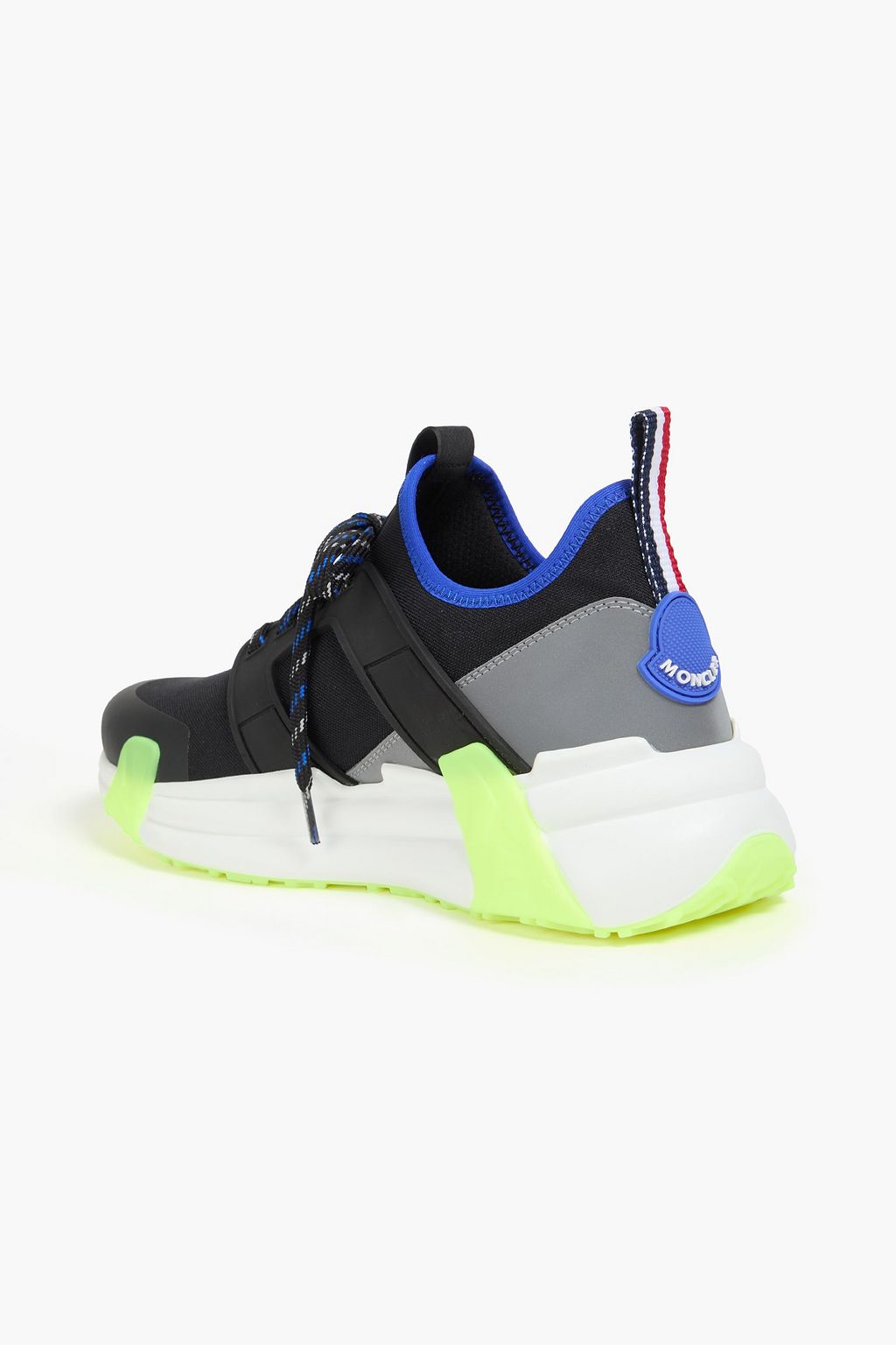 MONCLER Lunarove neoprene and leather sneakers