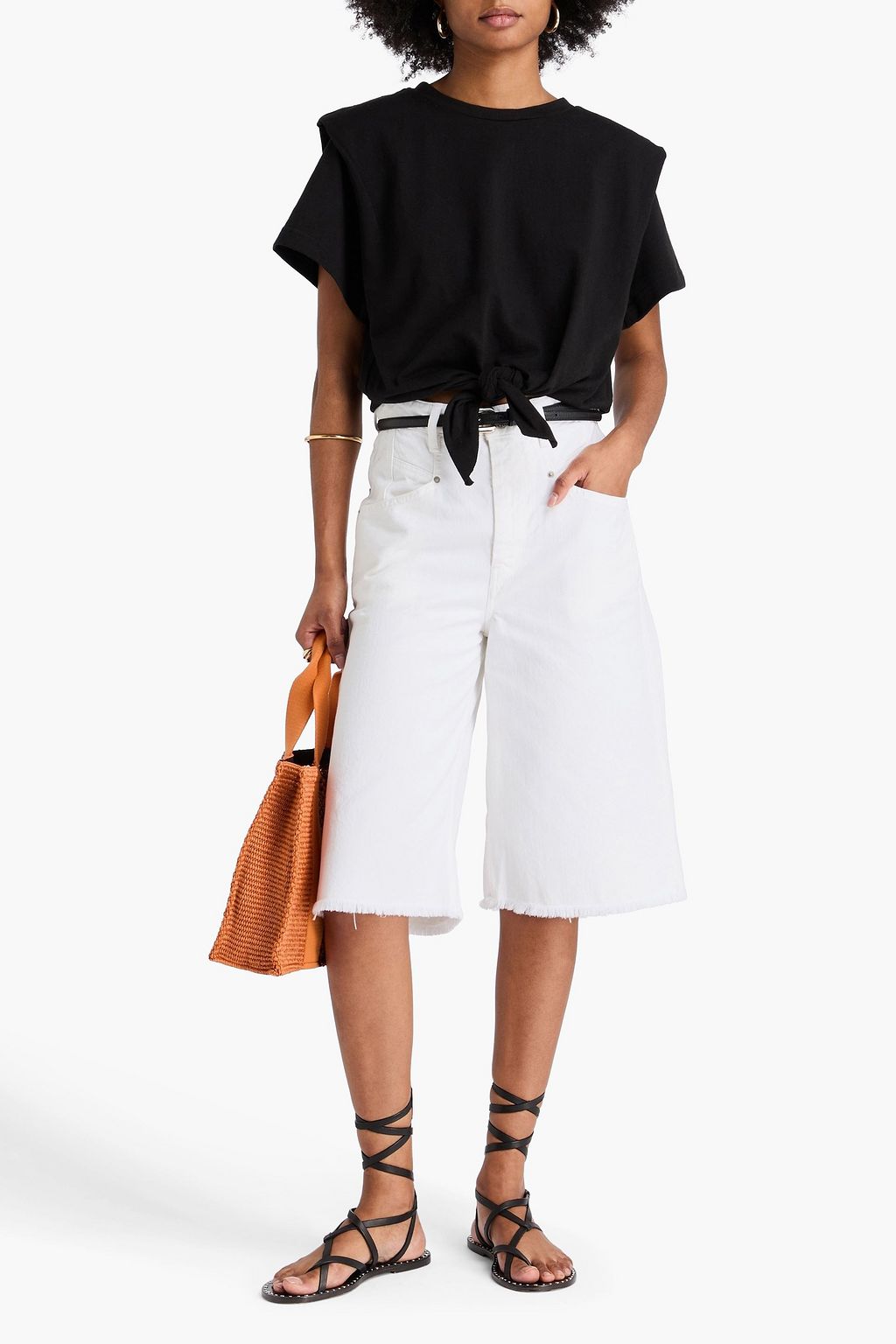 ISABEL MARANT デニム ショートパンツ ほつれ加工