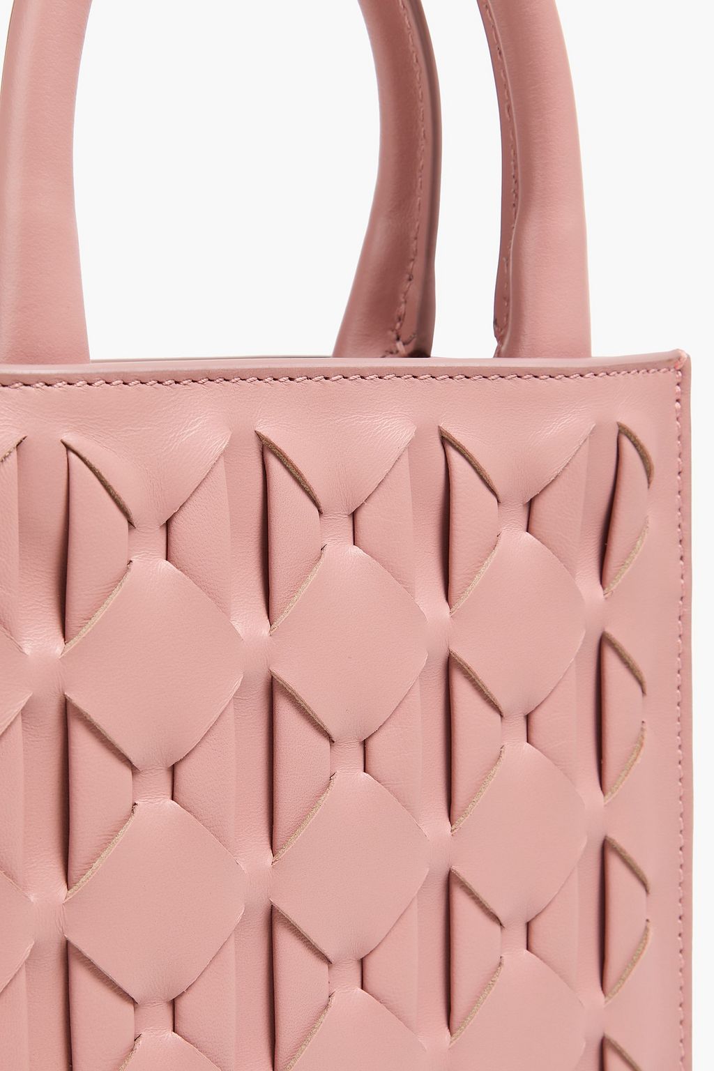 SERAPIAN 1928 Mosaico mini woven leather tote