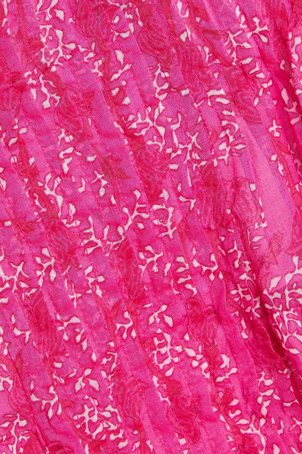 MARANT ÉTOILE Oberteil „Madrana“ aus Baumwolle mit floralem Print und Rüschen