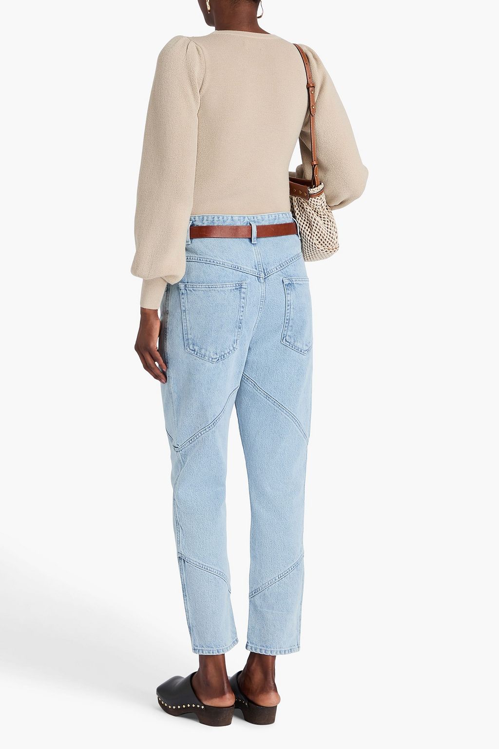 ISABEL MARANT Nadeloisa high-rise tapered jeans
