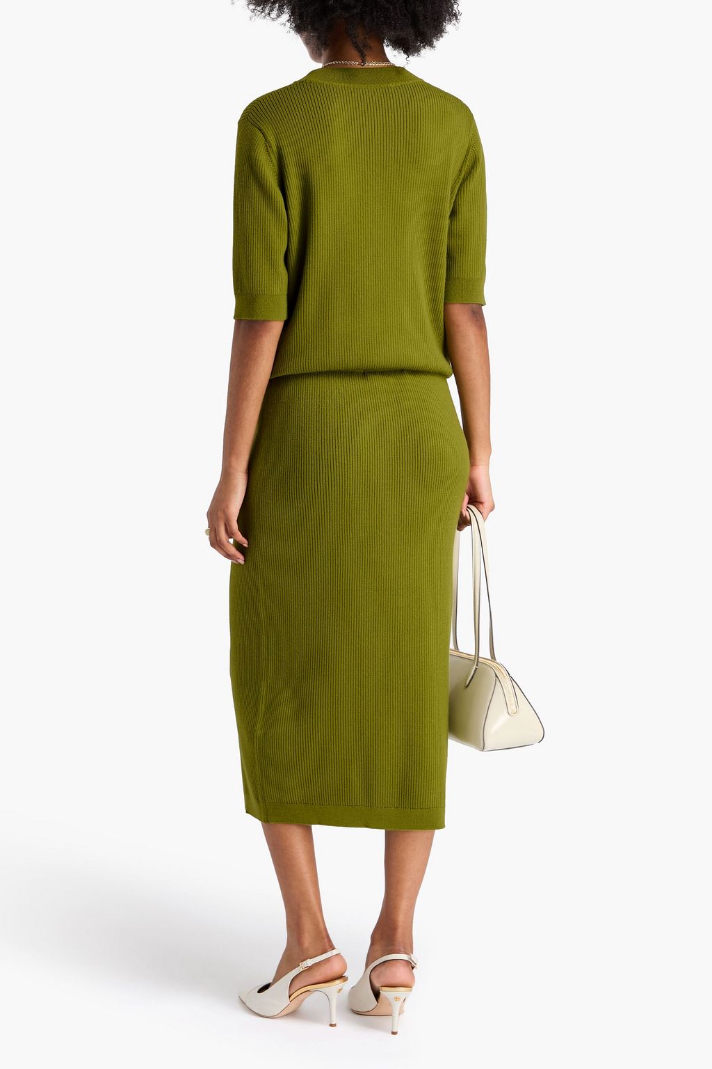 DIANE VON FURSTENBERG Carmel ribbed-knit sweater
