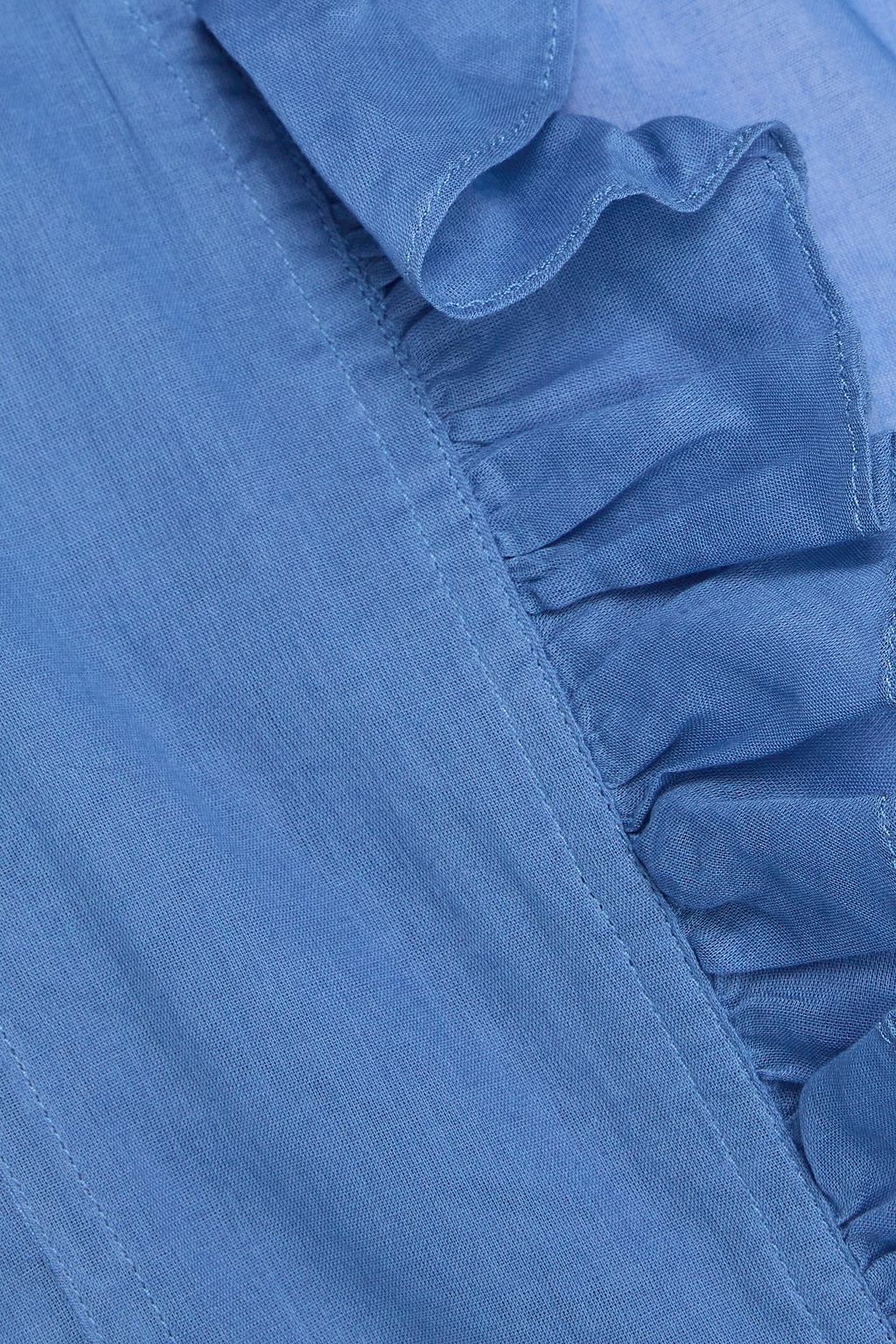 MARANT ÉTOILE コットンボイル ブラウス ラッフル付き