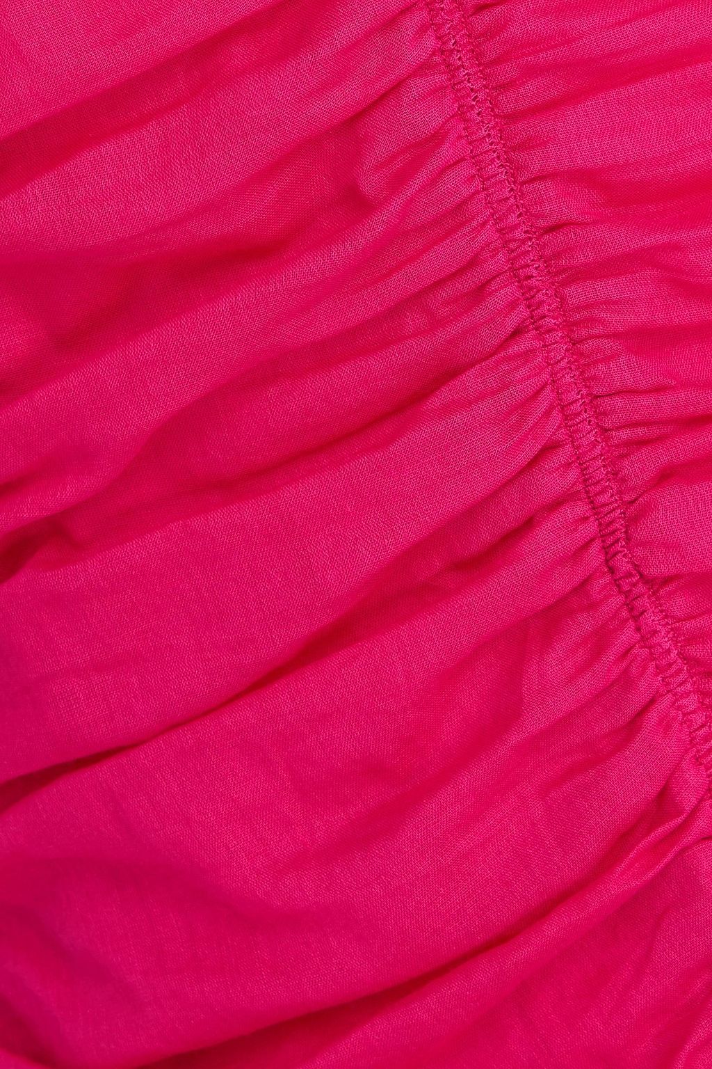 MARANT ÉTOILE Minikleid „Sireny“ aus Baumwoll-Voile mit Raffungen
